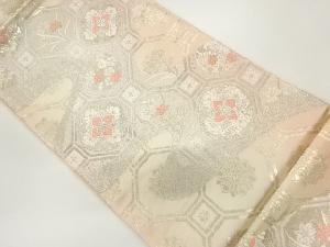 蜀江に花様織出し袋帯